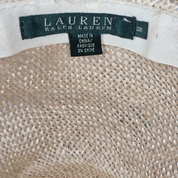 LAUREN RALPH LAUREN WOMEN’S STRAW FEDORA – NATURAL WOVEN STYLE WITH RIBBON BAND main image 5
